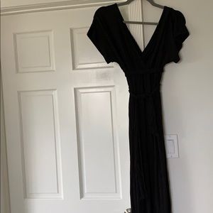 Jcrew XS black maxi dress